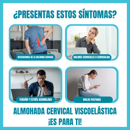 Almohada Cervical Viscoelástica - CerviCare™