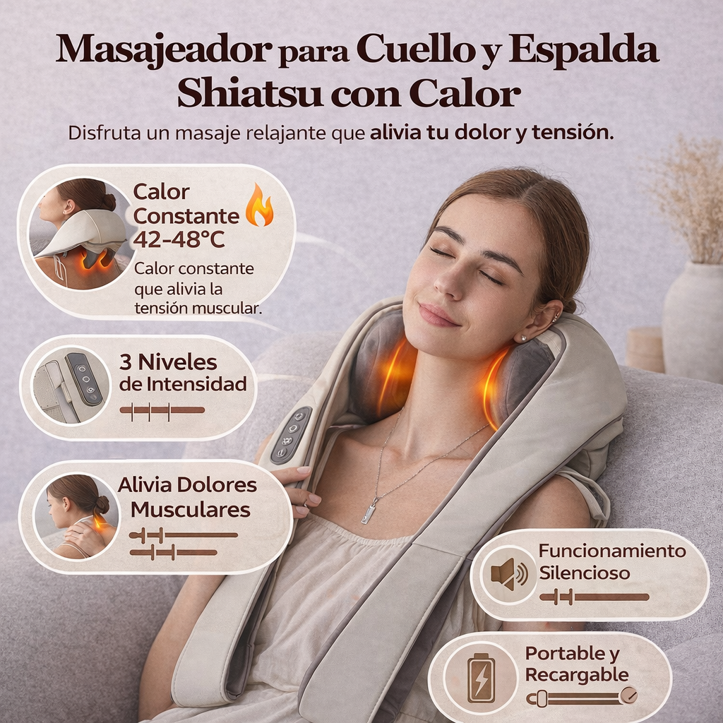 Masajeador de Cuello y Hombros - CerviZen™