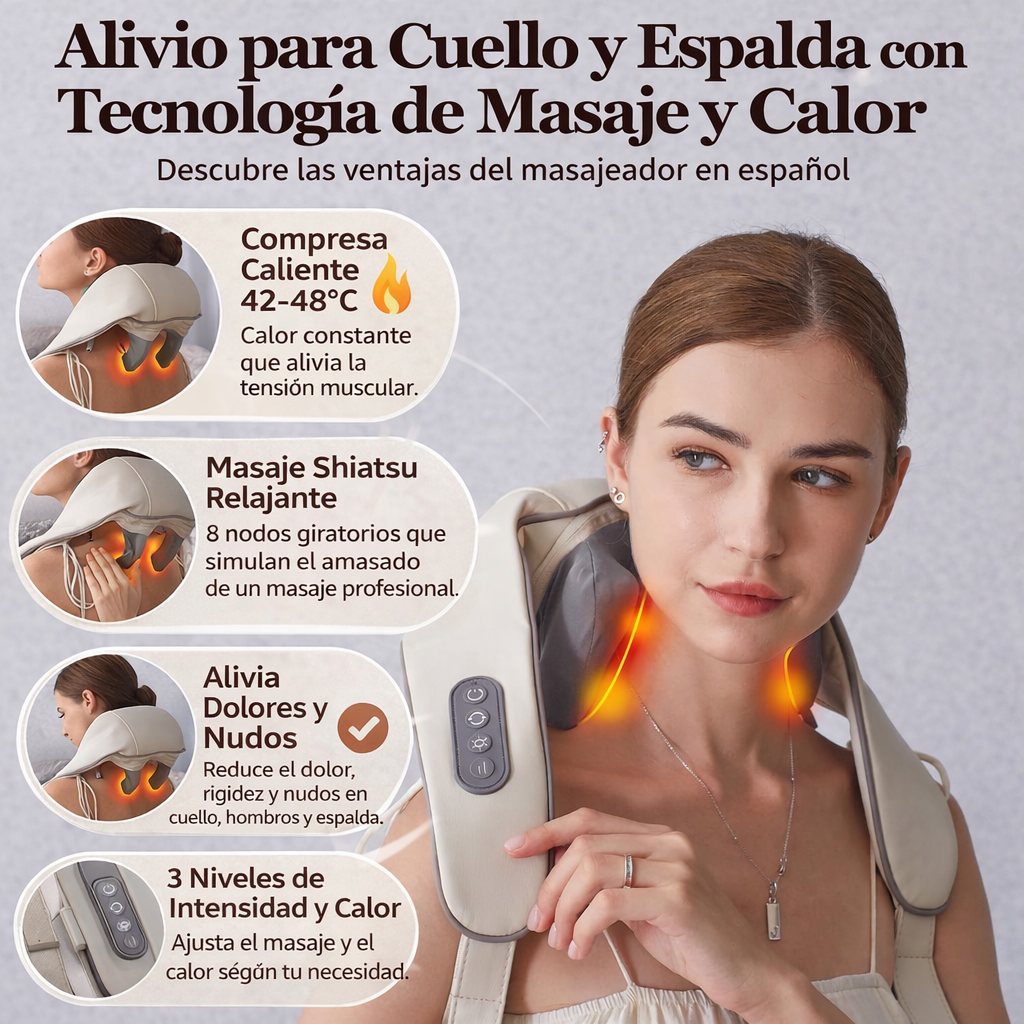 Masajeador de Cuello y Hombros - CerviZen™