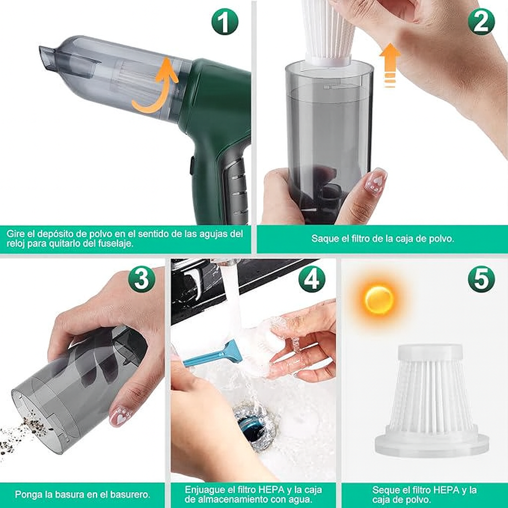 Aspiradora Portátil 5 en 1 - Aerolux™