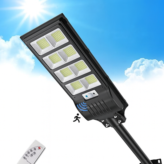 Luz solar LED con mando y sensor de movimiento - Luminova™